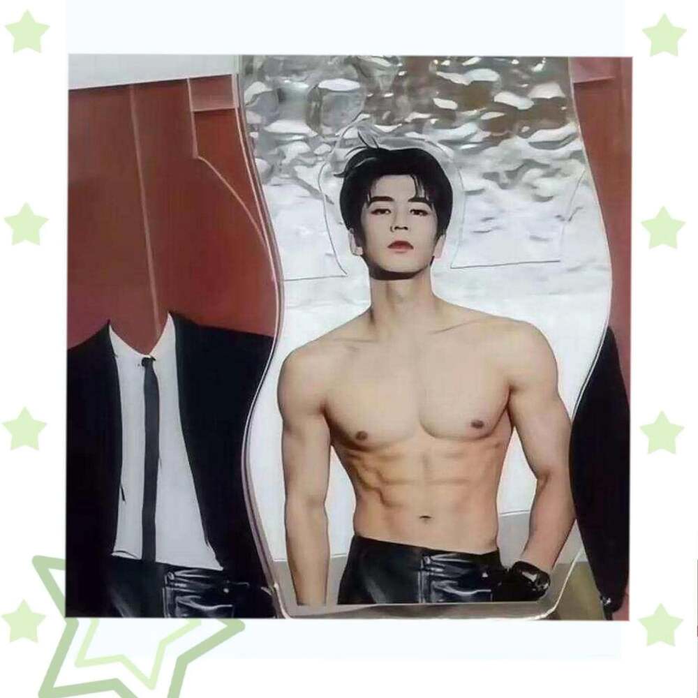 Zhang Linghe Instagram-Style Acrylic Photocard,Pull-Out Keychain, Fan Merchandis